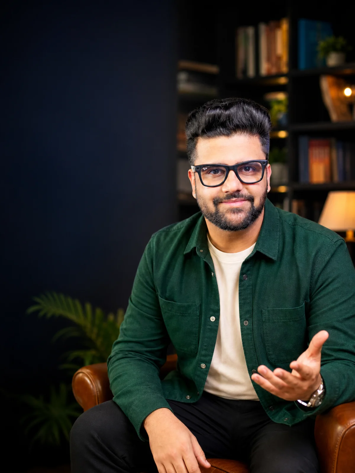 Sahil Khanna, founder of Edrilla, in a portrait.